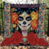 Skull Quilt Blanket Ver 85  Quilt